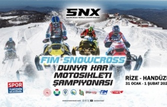 SNX Türkiye Dünya Kar Motosikleti Şampiyonası start alıyor