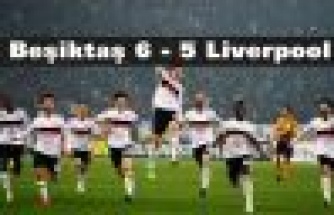 Beşiktaş 6 - 5 Liverpool'u Elendi