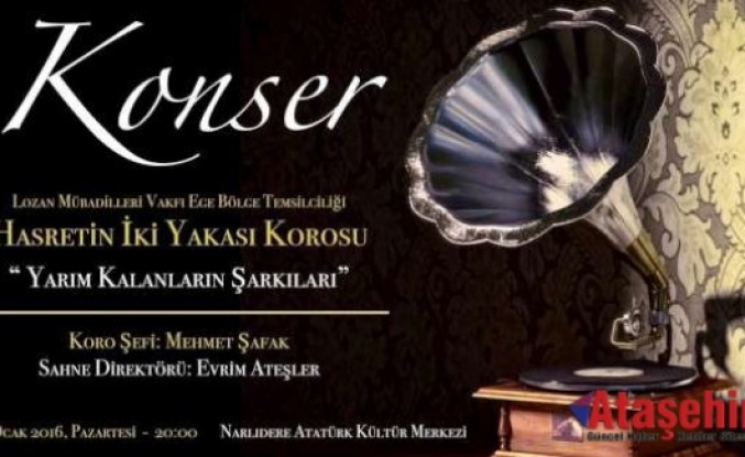 Mübadelenin 93. Yılında “Hasretin iki yakası” konseri