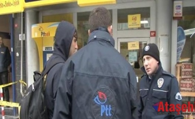 Ataşehir'de falçata ile PTT soygunu