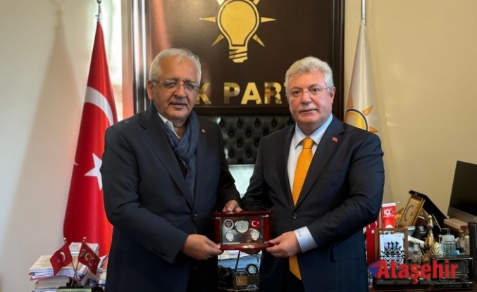 Çankırı Konfederasyonu Ak Parti Grup Vekili Muhammet Emin Akbaşoğlunu ziyaret etti