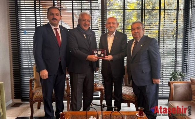 Çankırı Konfederasyonu CHP Eski Genel Başkanı Kemal Kılıçdaroğlu’nu ziyaret etti
