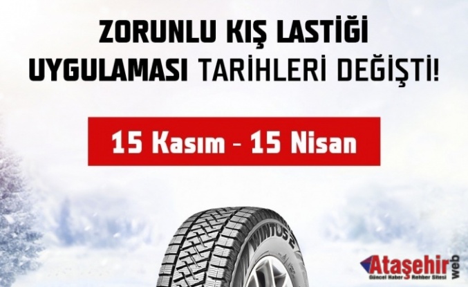 Zorunlu Kış Lastiği Uygulamasında Yeni Dönem Başladı!