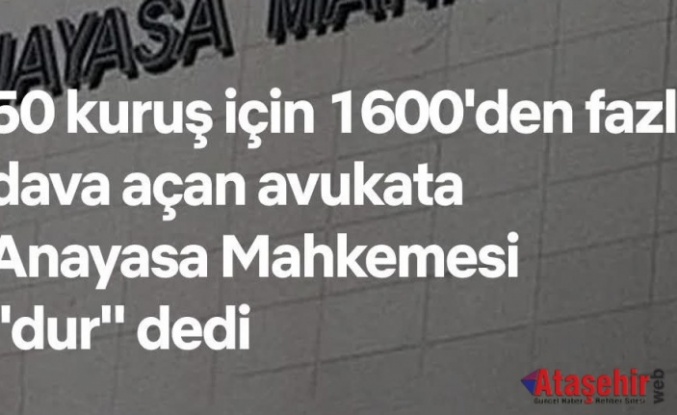 AYM’den Avukata Disiplin Cezası: Bireysel Başvuru Hakkı Kötüye Kullanıldı