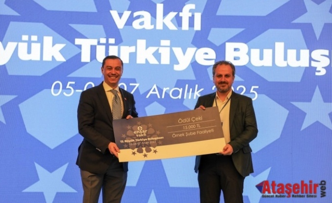 Ensar Vakfı Ataşehir Şubesi’ne “Örnek Şube” Ödülü