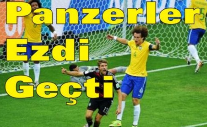 Almanya, Brezilya'ya acımadı, 7 - 1