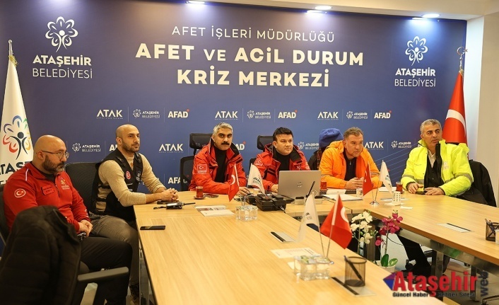 ATAŞEHİR’İN BEYAZ TİMİ GÖREV BAŞINDA