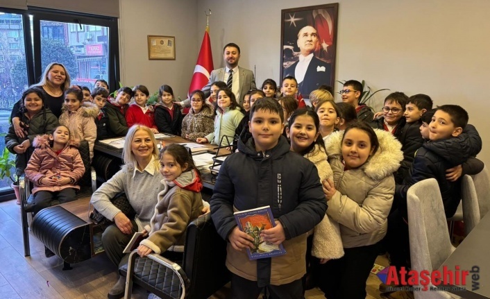 İçerenköy Muhtarlığına Hasanleyli İlkokulu’ndan Anlamlı Ziyaret