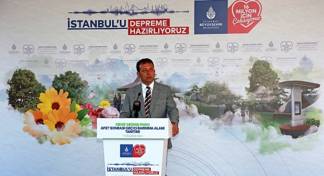 ATAŞEHİR’DE DEPREM PARKI, İBB BAŞKANI İMAMOĞLU’NUN KATILIMIYLA AÇILDI