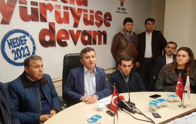 Ak Parti Ataşehir ilçe Başkanı Naim Yağcı'nın  Basın Açıklaması