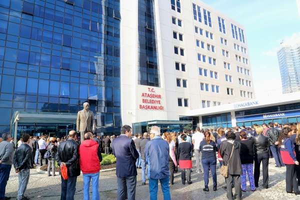 Ankara Terör Protestosu , Ataşehir belediyesi iş bıraktı
