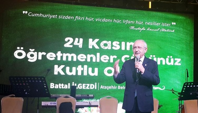 Ataşehir Öğretmenler Günü Etkinliği, Kemal Kılıcdaroğlu, 2016