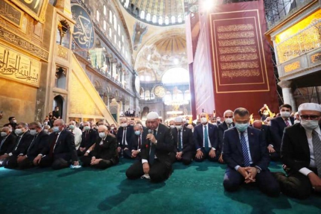 Ayasofya Cami İbadete Açılış Fotoları