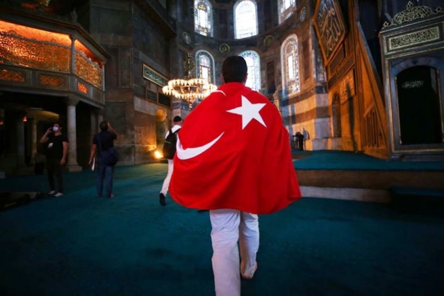 Ayasofya Cami İbadete Açılış Fotoları