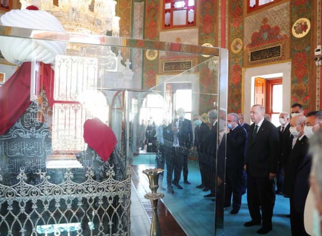 Ayasofya Cami İbadete Açılış Fotoları