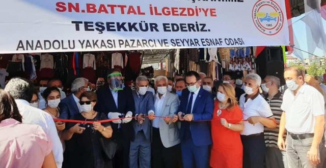 Barbaros Mahallesine Kapalı Pazar Alanına kavuştu