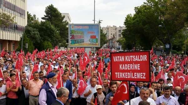 Çankırı Teröre Lanet Yürüyüşü 2015