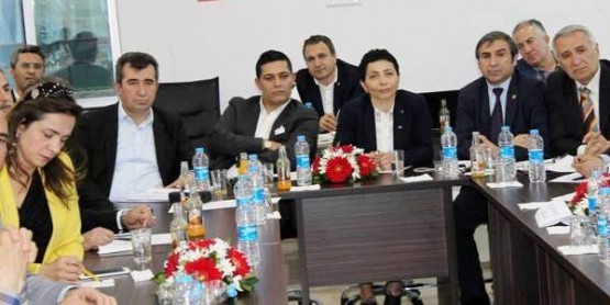 CHP 1 Bölge Milletvekili Adaylar, ilçe başkanları, SKM yöneticileriyle  buluştu