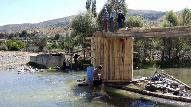 Çörekçiler Köyü Kağnı Çeçidi Köprü Yapımı 2015