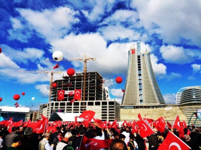 İstanbul Finans Merkezi Ataşehir Açılış fotoları 2016