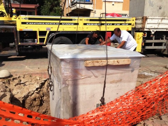 Maltepe'de çöpler yeraltına iniyor