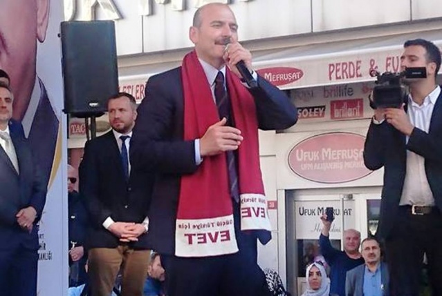 İçişleri Bakanı Süleyman Soylu Ataşehir Referandum Çalışması 2017