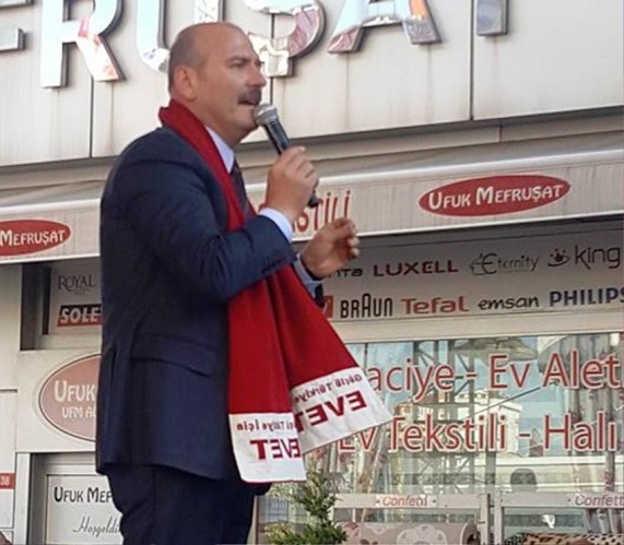 İçişleri Bakanı Süleyman Soylu Ataşehir Referandum Çalışması 2017
