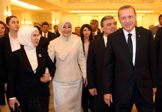 Tayyip Erddoğan, Abdullah Gül, Cumhurbaşkanı resepsiyon