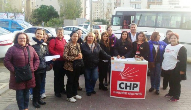 Tecavüz Mağdurları Yasası Protesto su CHP Ataşehir Teşgilatı, 2016