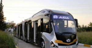 Türkiye'nin ilk yerli metrobüsü Akia