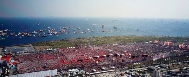 Yenikapı Demokrasi ve Şehitler Mitingi fotoları 2016