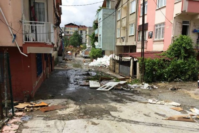 Ataşehir, Yenisahra, Ali Fuat Cebesoy Köprüsü Sel Baskını Fotoları 18 Temmuz 2017