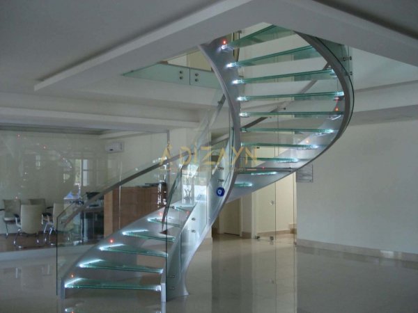ADIZAYN cam merdiven çelik merdiven granit merdive