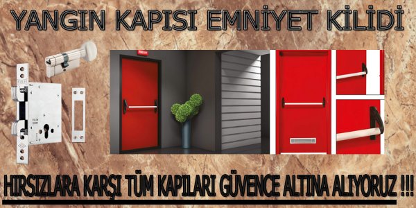 Yangın Kapısı Emniyet Kilidi