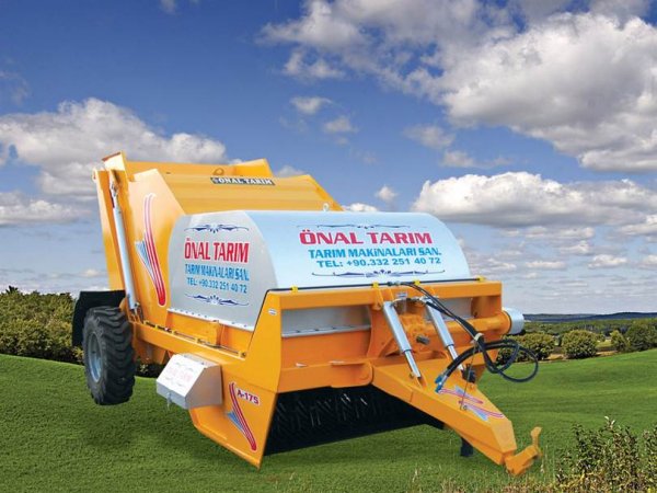 ÖNAL taş toplama makinası saman konteynırı Konya