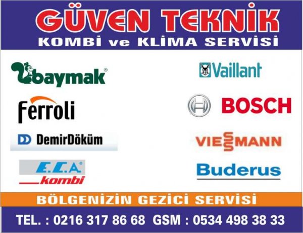 GÜVEN TEKNİK, BEYAZ EŞYA VE ELEKRTİKLİ EV ALETLERİ SERVİSİ