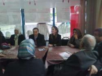 CHP İstanbul 1, bölge milletvekili adayları Yenisahra seçim bürosonu ziyaret etti 