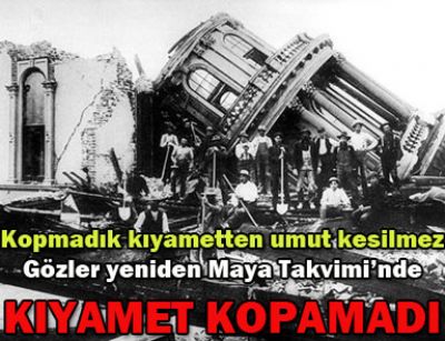 Kıyamet kopamadı! Gözler 21 Aralık 201221 Çevrildi