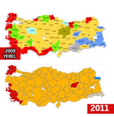 2011 Seçimlerinde AK Parti denize indi! CHP'nin kıyılardaki hakimiyeti kırıldı
