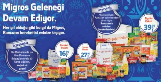 2012 Migros Ramazan Paketleri