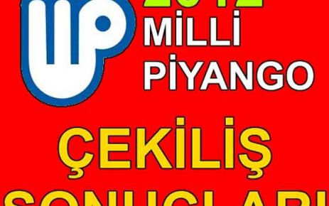 2012 Milli Piyango, Yılbaşı Çekilişi Sonuçları, Kazanan Numaralar