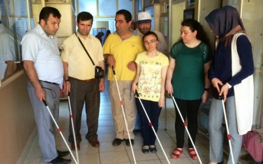 Çankırı'da Görme engelliler Hareket Kursu Açıldı