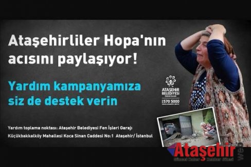 Ataşehir’den Hopa’ya yardım kampanyası