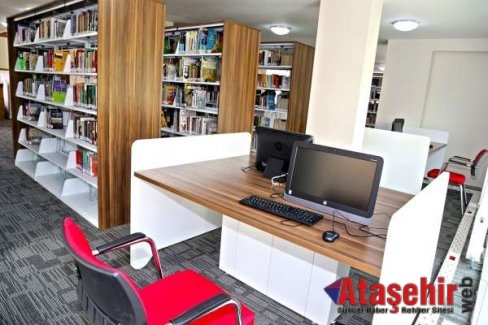 Ataşehir'de Çocuk ve Halk Kütüphanesi hizmete açıldı