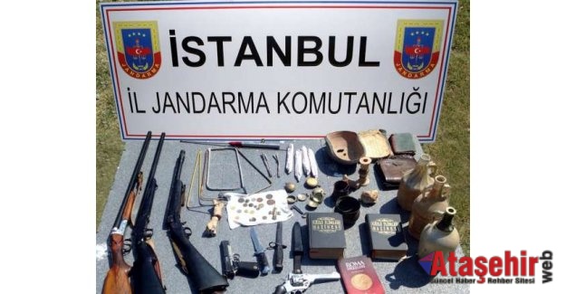 Tarihi Eser Kaçakcısına Jandarma Baskını