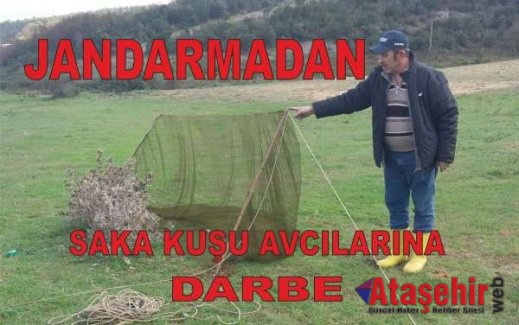 JANDARMADAN SAKA KUŞU AVCILARINA DARBE‏