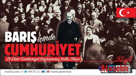 KADIKÖY  BÜYÜK CUMHURİYET YÜRÜYÜŞÜ’NE HAZIR