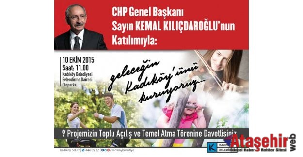 Kılıçdaroğlu'nun Katılımıyla Toplu Açılış, Temel Atma töreni