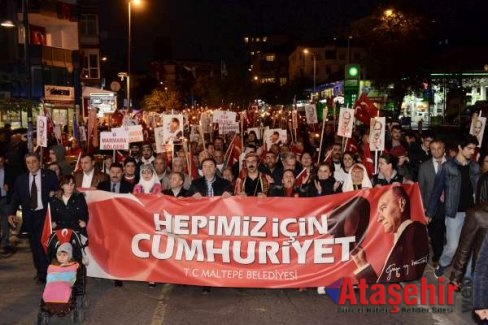 Maltepe’de Cumhuriyet şöleni