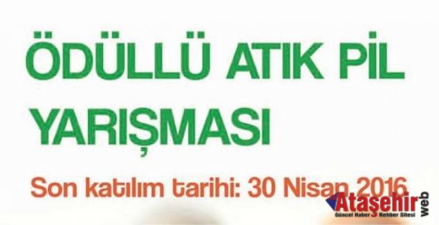 Ataşehir'de Atık Pil Toplama Yarışması yeniden başlıyor
